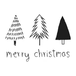 Christmas Hand Drawn Stickers